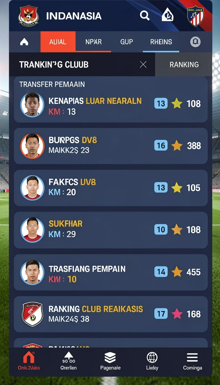 Tampilan antarmuka duniaslot77 di Android